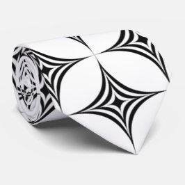 Gravata padrão de fundo geométrico em estrela