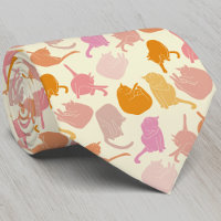 Padrão de Gato Rosa Rosa Moderno