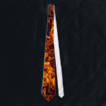 Gravata Padrão de Incêndio e Chama<br><div class="desc">QUENTE, QUENTE, QUENTE! O padrão de fogo quente vermelho quente, laranja e amarelo, cobrir este produto! Amarre uma na sua torta de mel. presente de excelente para pai, formando ou mãe! ****** * Amarre um na sua torta de mel HOT STUFF! Pescoço de fundo do padrão de incêndio/chamas #Gravityx9 #Zazzle...</div>