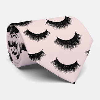 Gravata Padrão de Lashes Rosa Lashes das Extensões Eyelash
