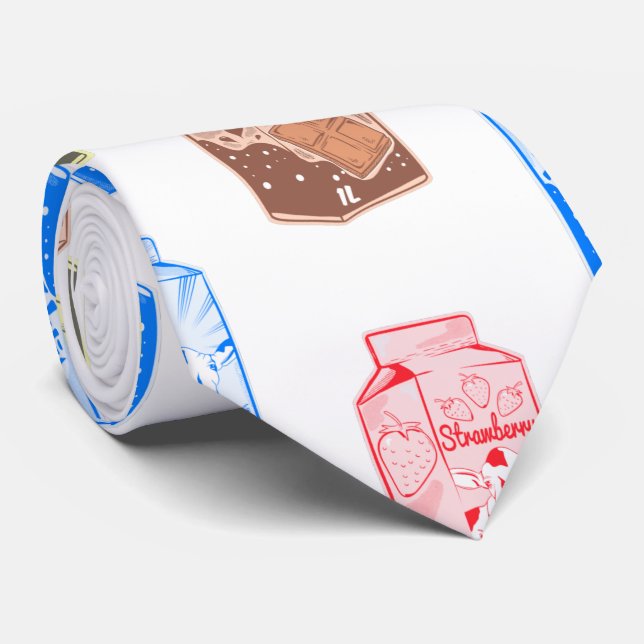 Gravata Padrão de leite aromatizado (Rolled)