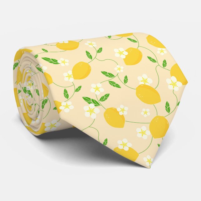 Gravata Padrão de Limão Cítrico (Rolled)