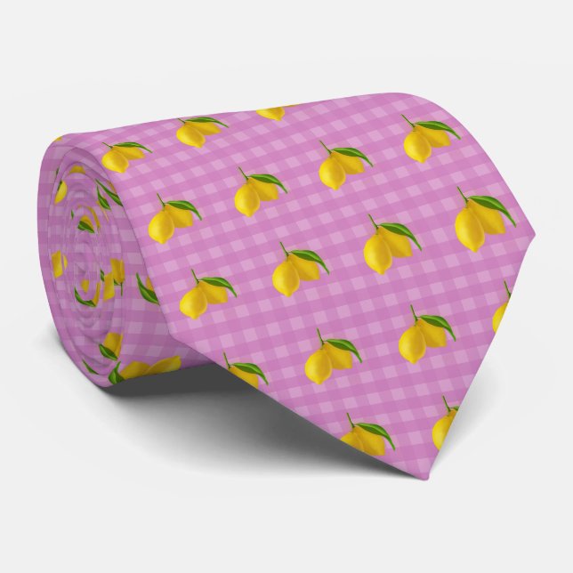 Gravata Padrão de Limão Cítrico (Rolled)