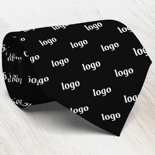 Gravata Padrão de Logotipo Simples de Negócios