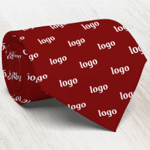 Padrão de Logotipo Simples Vermelho Burgundy Escur