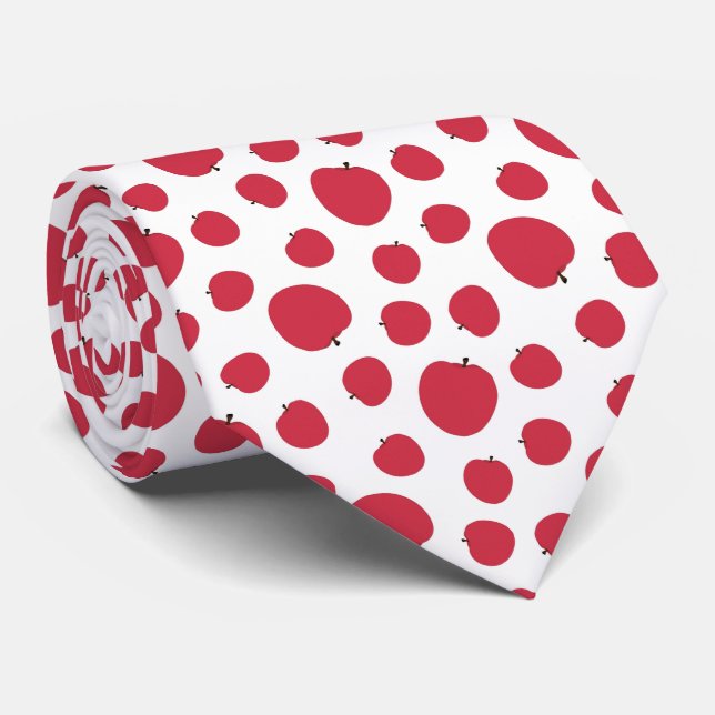 Gravata Padrão de maçã vermelha (Rolled)