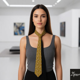 Gravata Padrão de Macaco Travesso