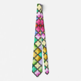 Gravata Padrão de mosaico arco-íris