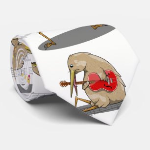 Gravata PADRÃO DE MÚSICA NZ Kiwi