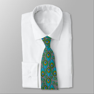Gravata Padrão de Peacock Retroativo