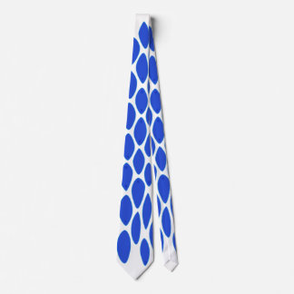 Gravata Padrão de Pele de Python Azul Luxo