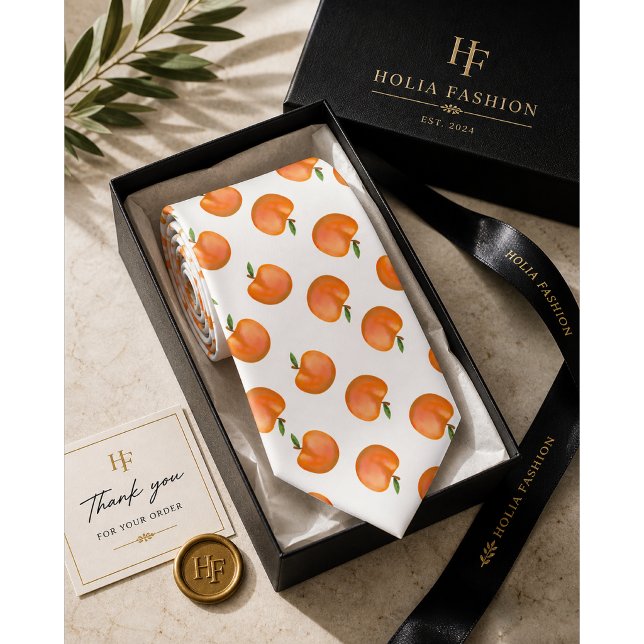 Gravata Padrão de Pêssego de Verão Doce (Criador carregado)