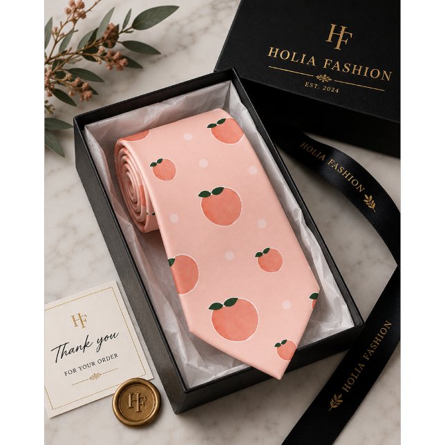 Gravata Padrão de Pêssego de Verão Doce (Criador carregado)