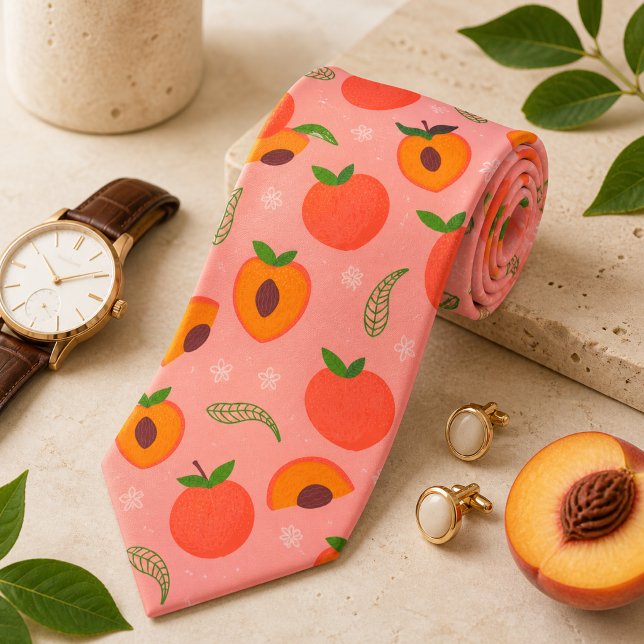 Gravata Padrão de Pêssego de Verão Doce (Criador carregado)
