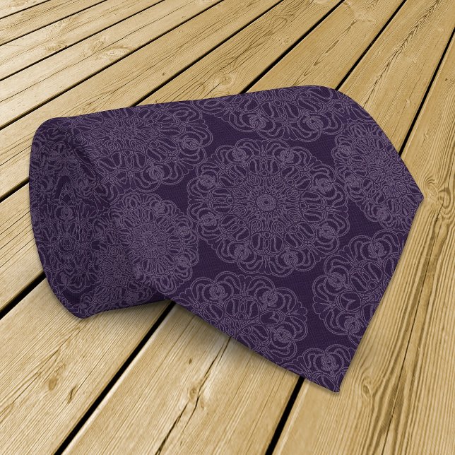 Gravata Padrão de púrpura colada era refração (Criador carregado)