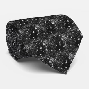 Gravata Padrão de repetição de respingo cinza espacial em