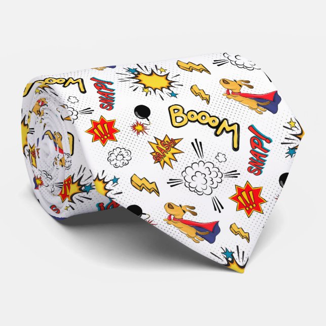 Gravata Padrão de Revista em Quadrinhos (Rolled)
