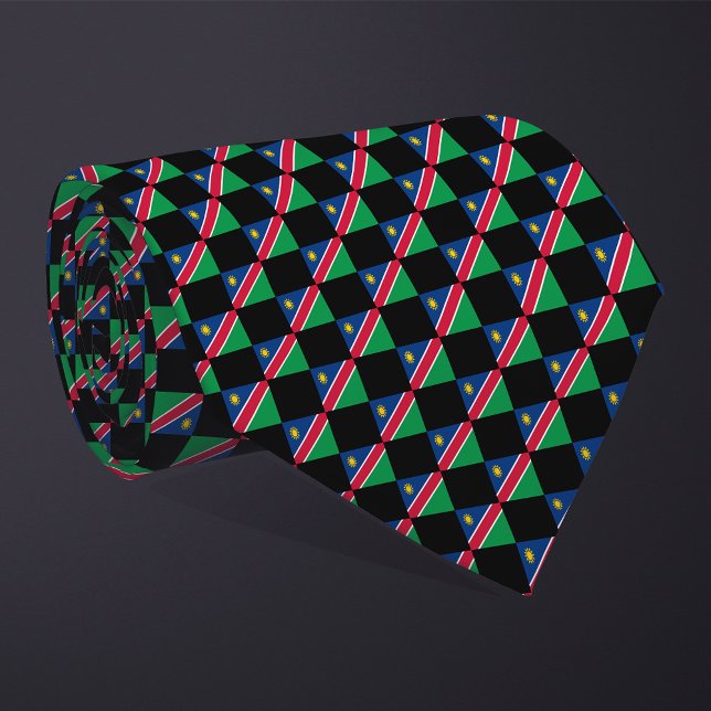 Gravata Padrão de Sinalizador da Namíbia verificado (Criador carregado)