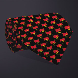 Gravata Padrão de Sinalizador de Angola verificado