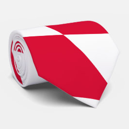 Gravata Padrão de Sinalizador do Diamante da Baviera Verme