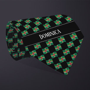 Gravata Padrão de Sinalizador Wavy Dominica