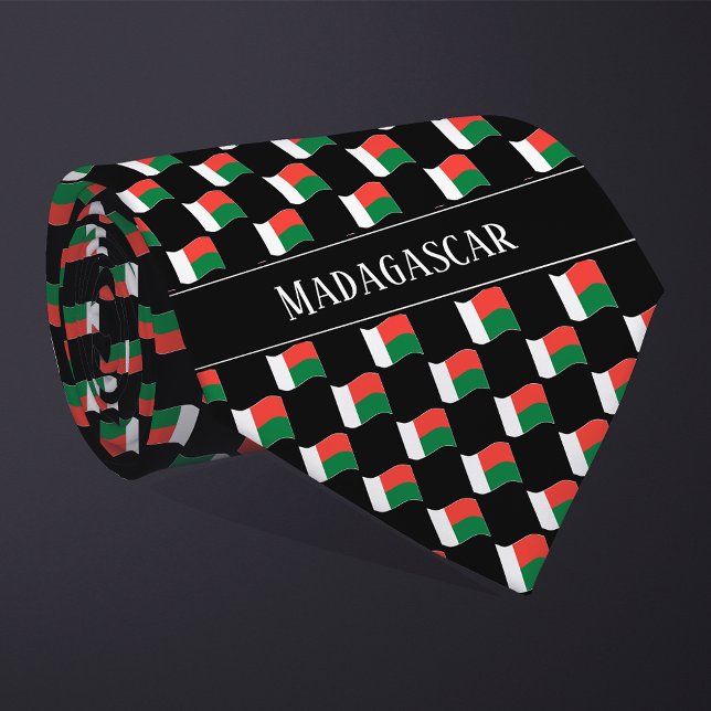 Gravata Padrão de Sinalizador Wavy Madagascar (Criador carregado)