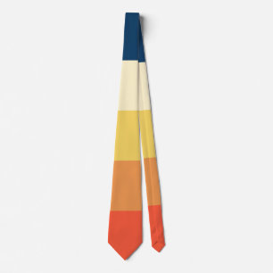Gravata Padrão de Stripes Retroativas 70s 80s com distribu
