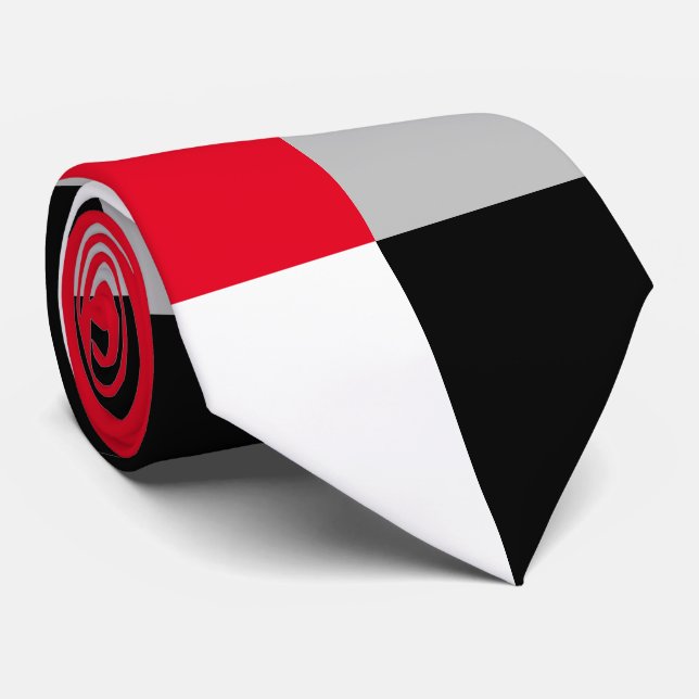 Gravata Padrão de tabuleiro de xadrez editável (Rolled)