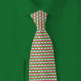 Gravata Padrão de Tijolo da Bandeira da Guiné Equatorial