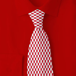 Gravata Padrão de Tijolo da Bandeira de Malta
