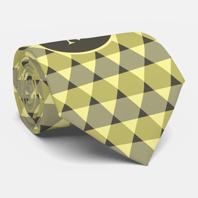Gravata Padrão de triângulos (Rolled)