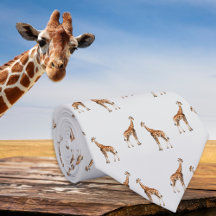 Padrão de Vida Selvagem de Girafas Cinza Claro