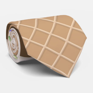 Gravata Padrão de wafffle do sorvete legal