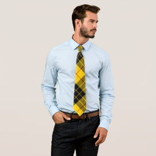 Gravata Padrão de Xadrez do Clan Tartan da Escócia MacLeod