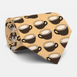 Gravata Padrão de Xícara de Café