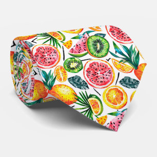 Gravata Padrão detalhado do Dragon fru desenhado em aquare