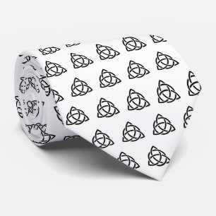 Gravata Padrão do ícone preto do nó celta triquetra ori