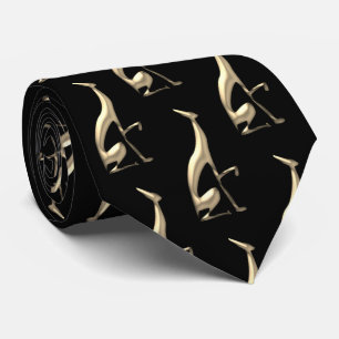 Gravata Padrão Dourado de Cachorro