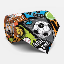 Gravata Padrão Esportivo Com Bolas