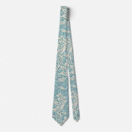 Gravata Padrão Floral Arcádia de William Morris