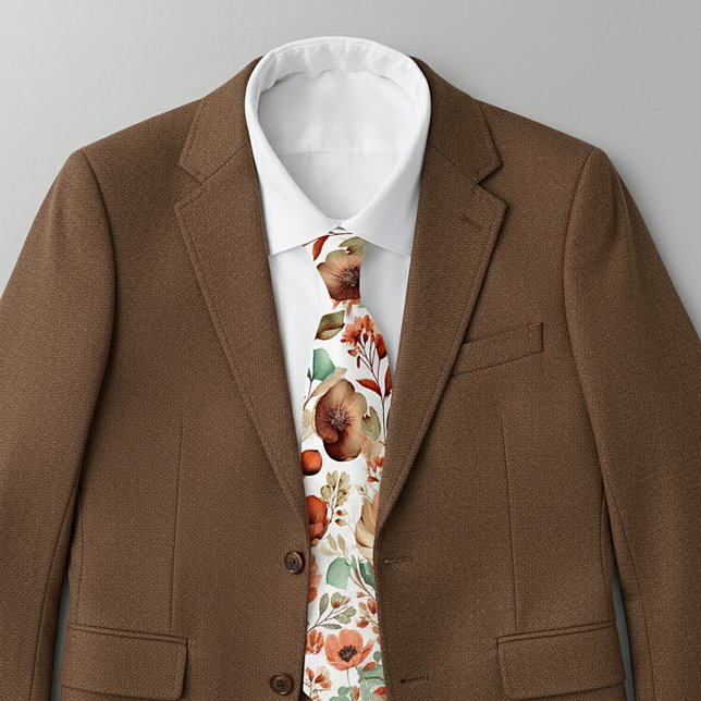 Gravata Padrão floral de queda (Criador carregado)