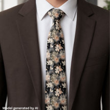 Padrão Floral Elegante Botânica da Moda
