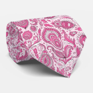 Gravata padrão floral sem emenda de paisley estilo indiano