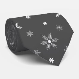 Gravata padrão fluffy de flocos