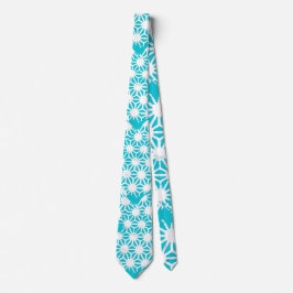 Gravata Padrão geométrico do Aqua