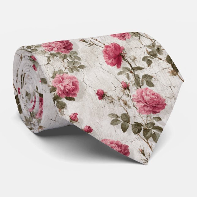Gravata Padrão Inspiração William Morris (Rolled)