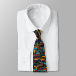 Gravata Padrão Kente Estilo Ganês