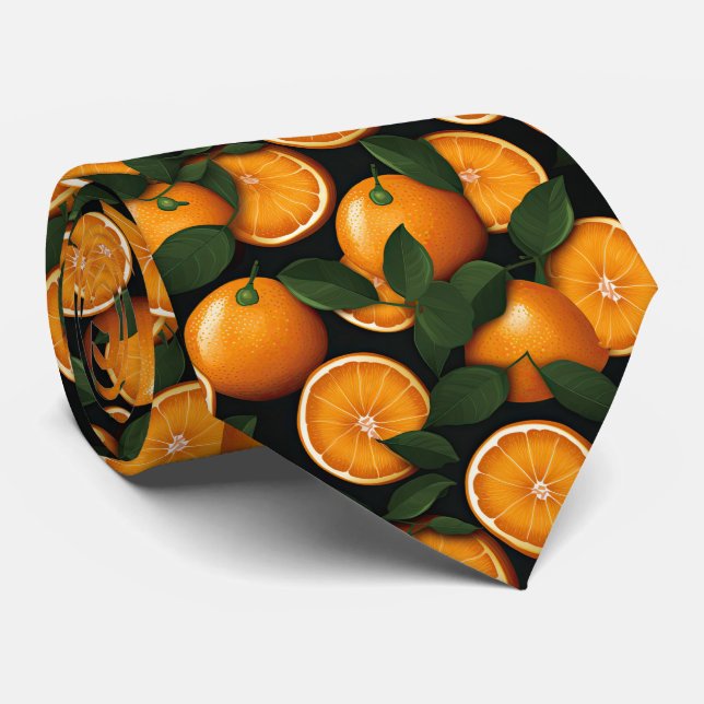 Gravata Padrão laranja legal (Rolled)
