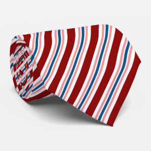 Gravata Padrão Marinho Vermelho Escuro  Azul Esmagador Str