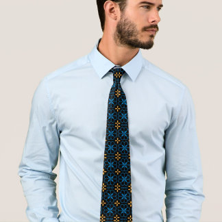 Gravata Padrão marroquino Blue Neck Tie Na moda masculino